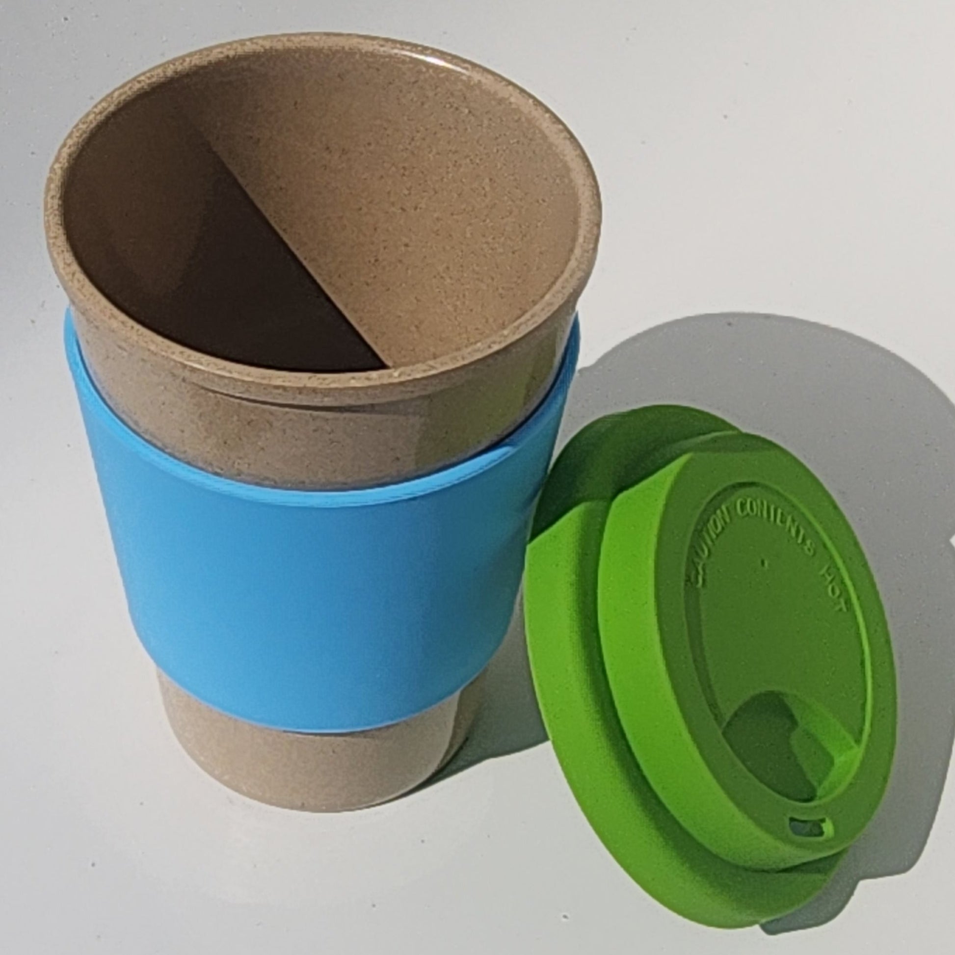 12oz Beige Rice Husk Reusable Cup_no lid