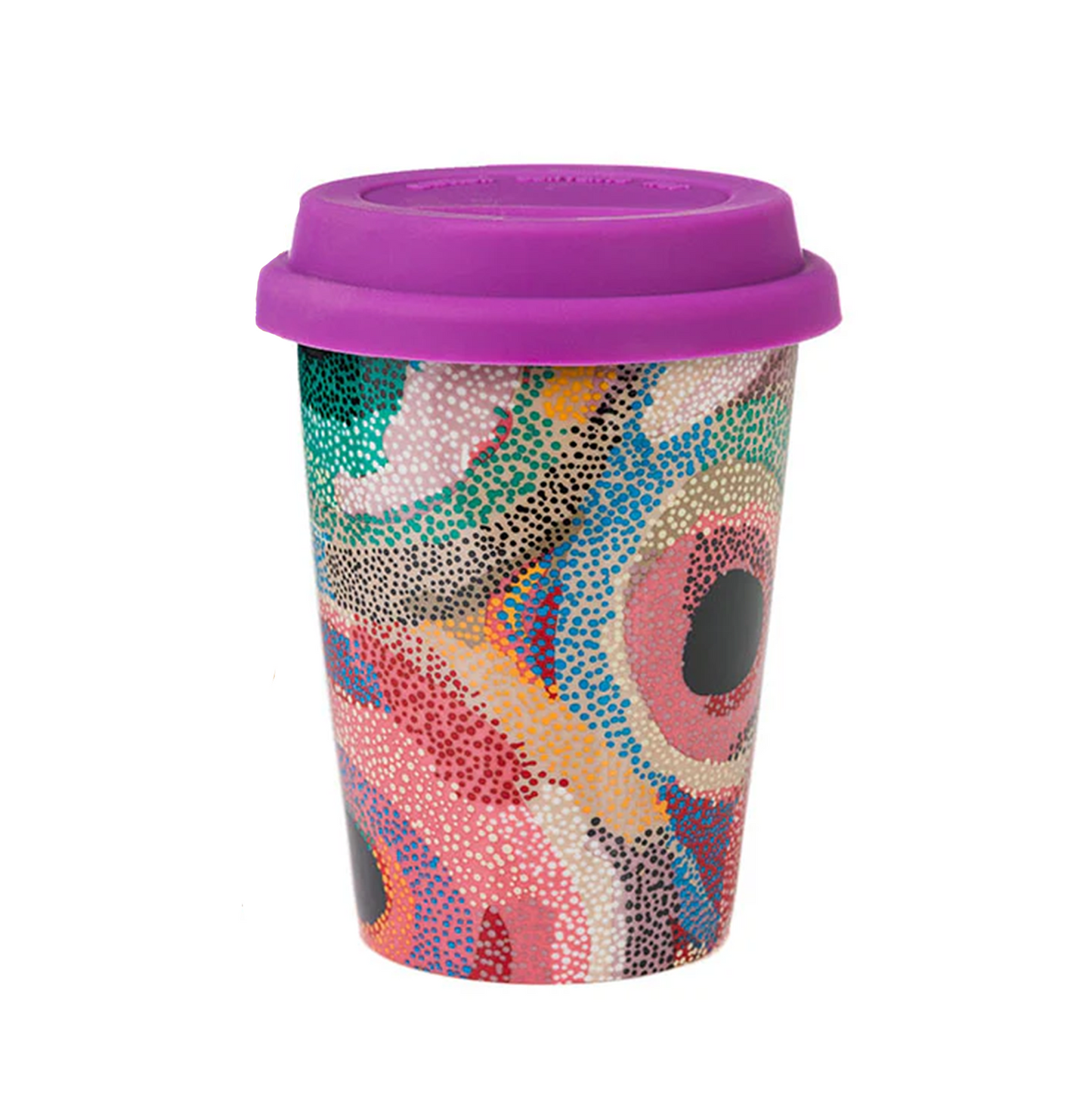 Marianne Burton insulated porcelain travel cup with your coffee order