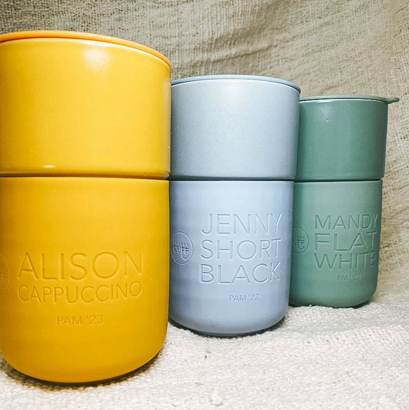 12oz Ceramic & Silicone Travel Mug