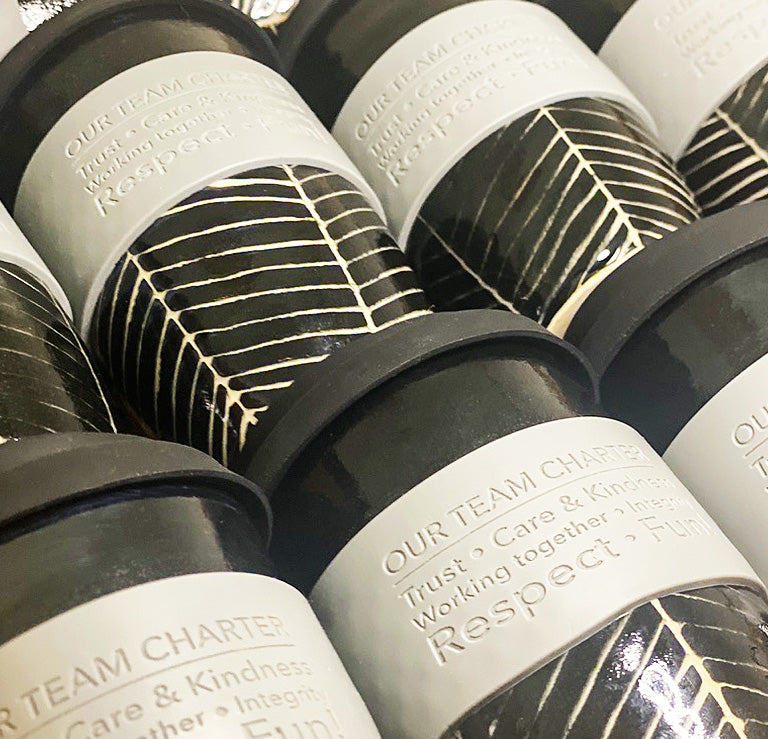 corporate_hand made ceramic keep cups
