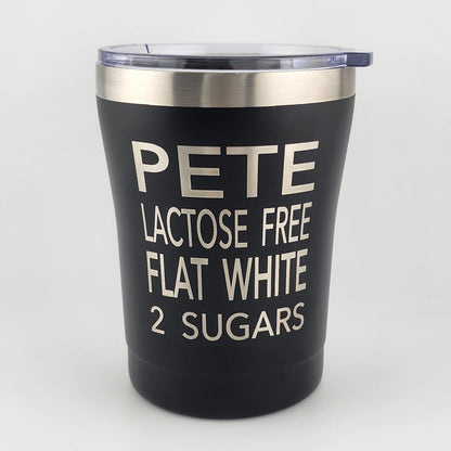 12oz_Black_Stainless_Tumbler_Engraved_Pete_Flat_White