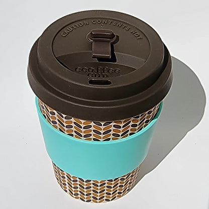 12oz Threadneedle Bamboo Reusable Cup_top angle