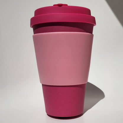 14oz_Pink_Bamboo_Keep_Cup_Side