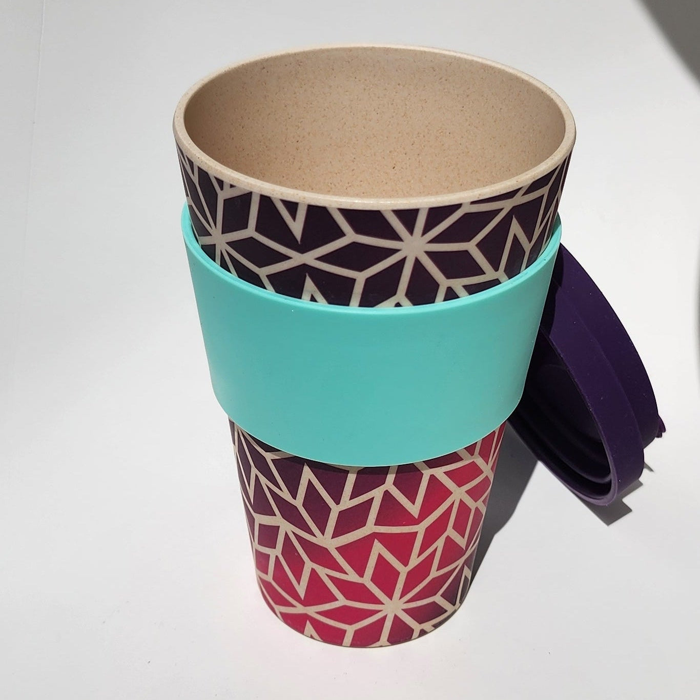 14oz Stargrape Bamboo Reusable Cup_no lid