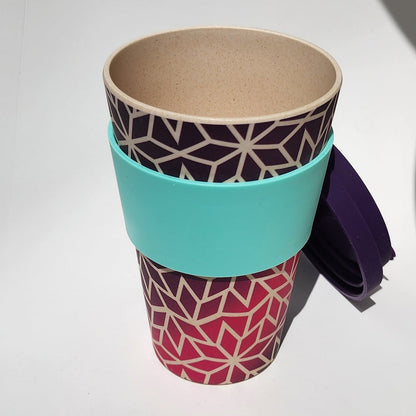 14oz Stargrape Bamboo Reusable Cup_no lid
