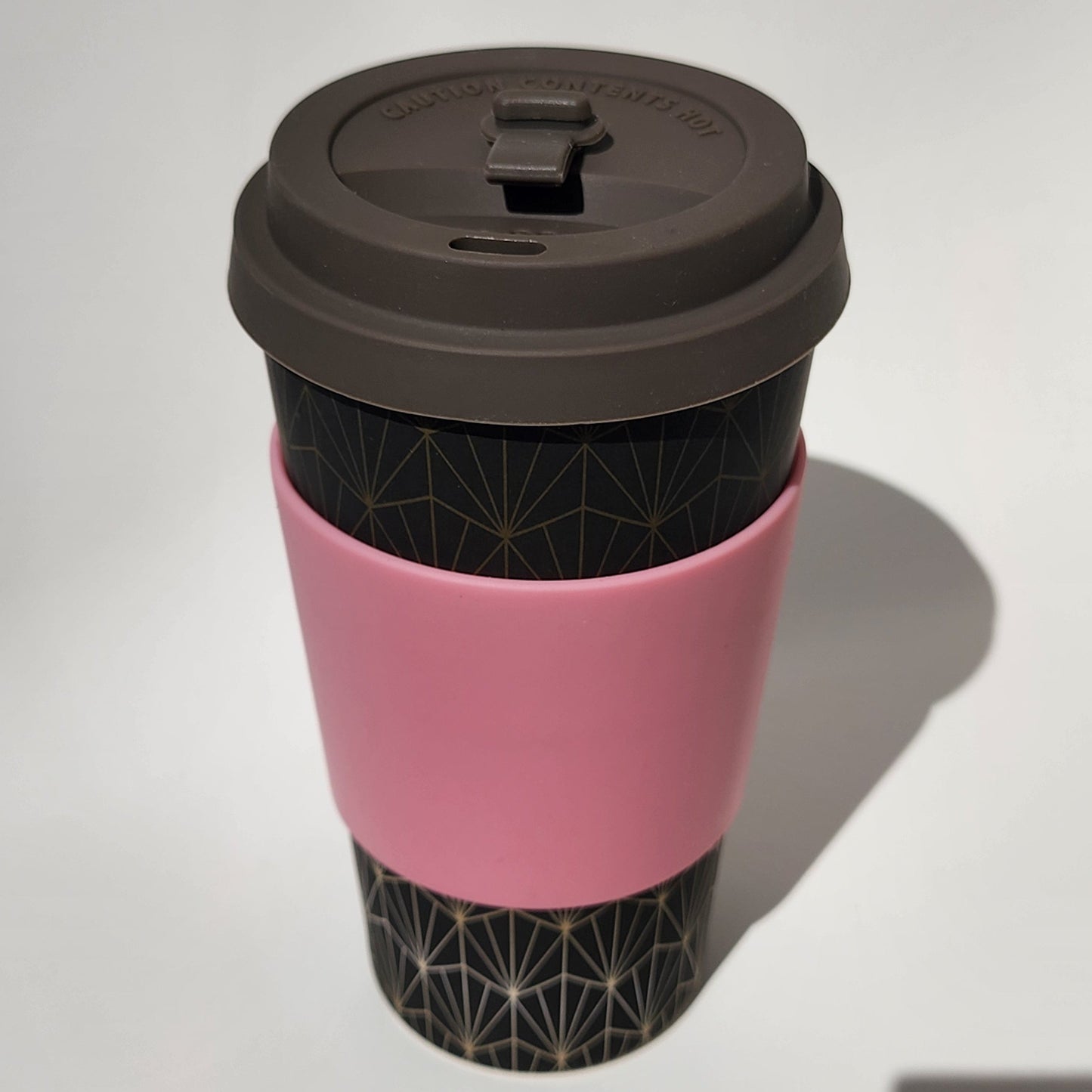16oz Grand Rex Bamboo Reusable Cup_top angle