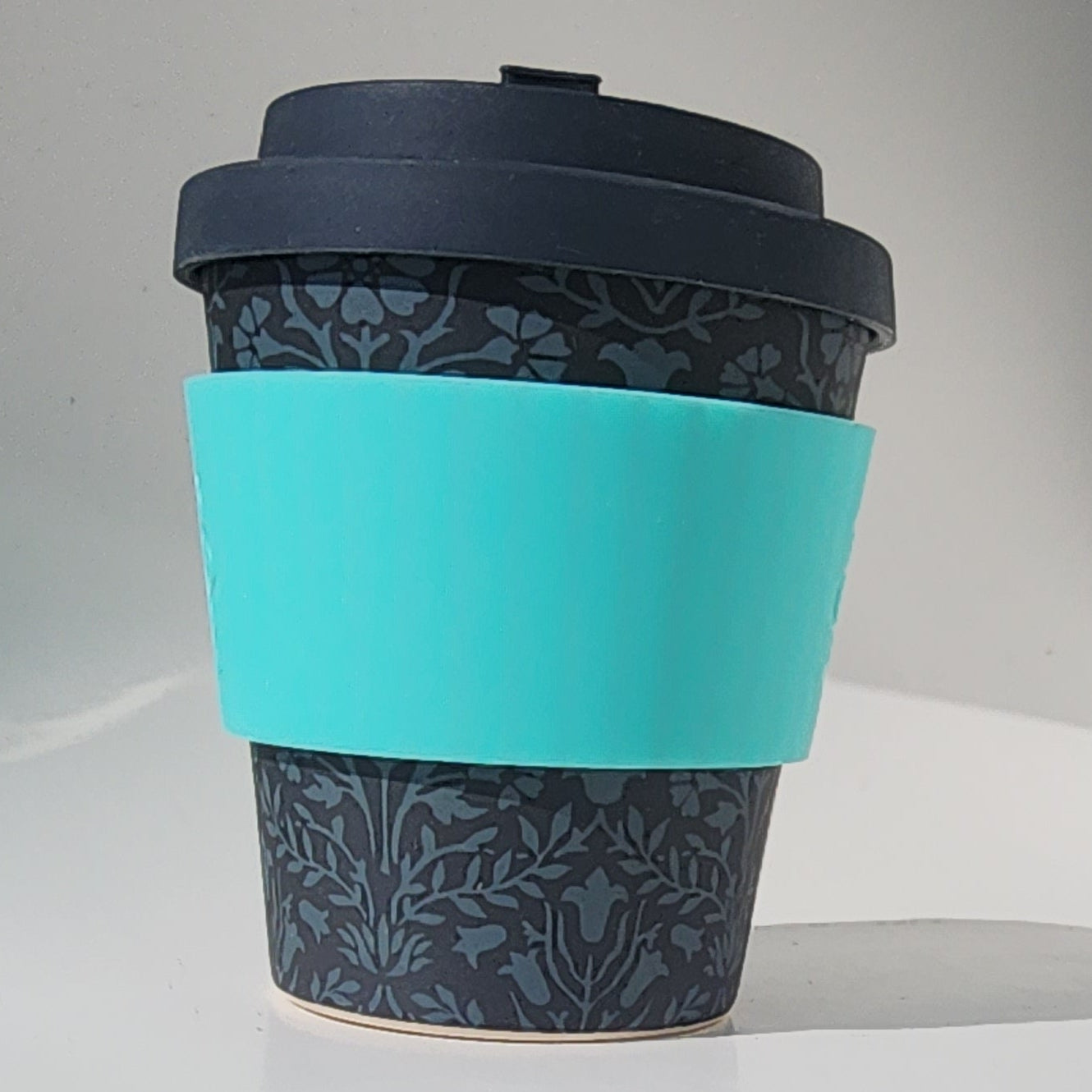 8oz Walthamstow Bamboo Reusable Cup & Small Mint Cuff