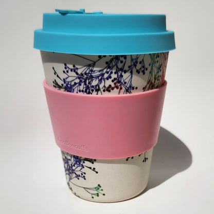 Bamboo_cup_ floral_Light blue lid_pink cuff side