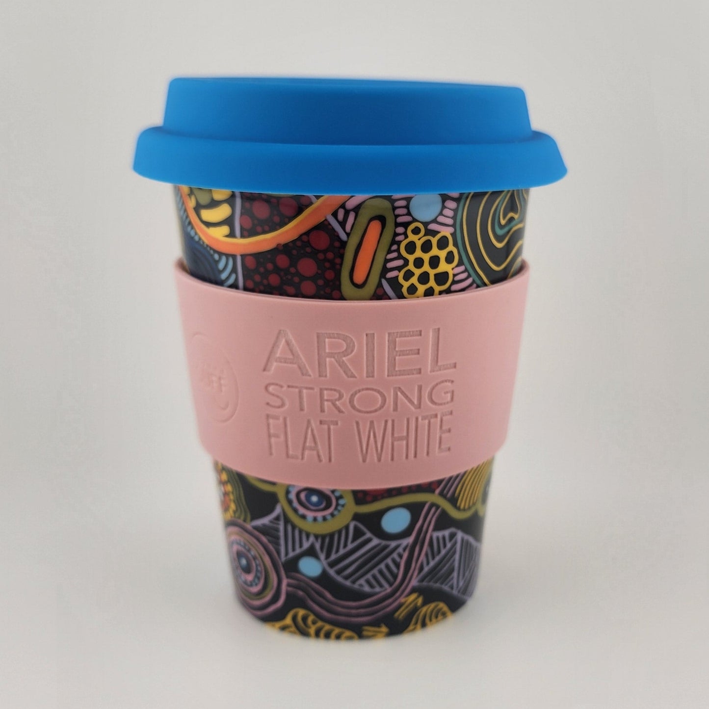 Ceramic Travel Mug - Justin Butler - Dusty Pink