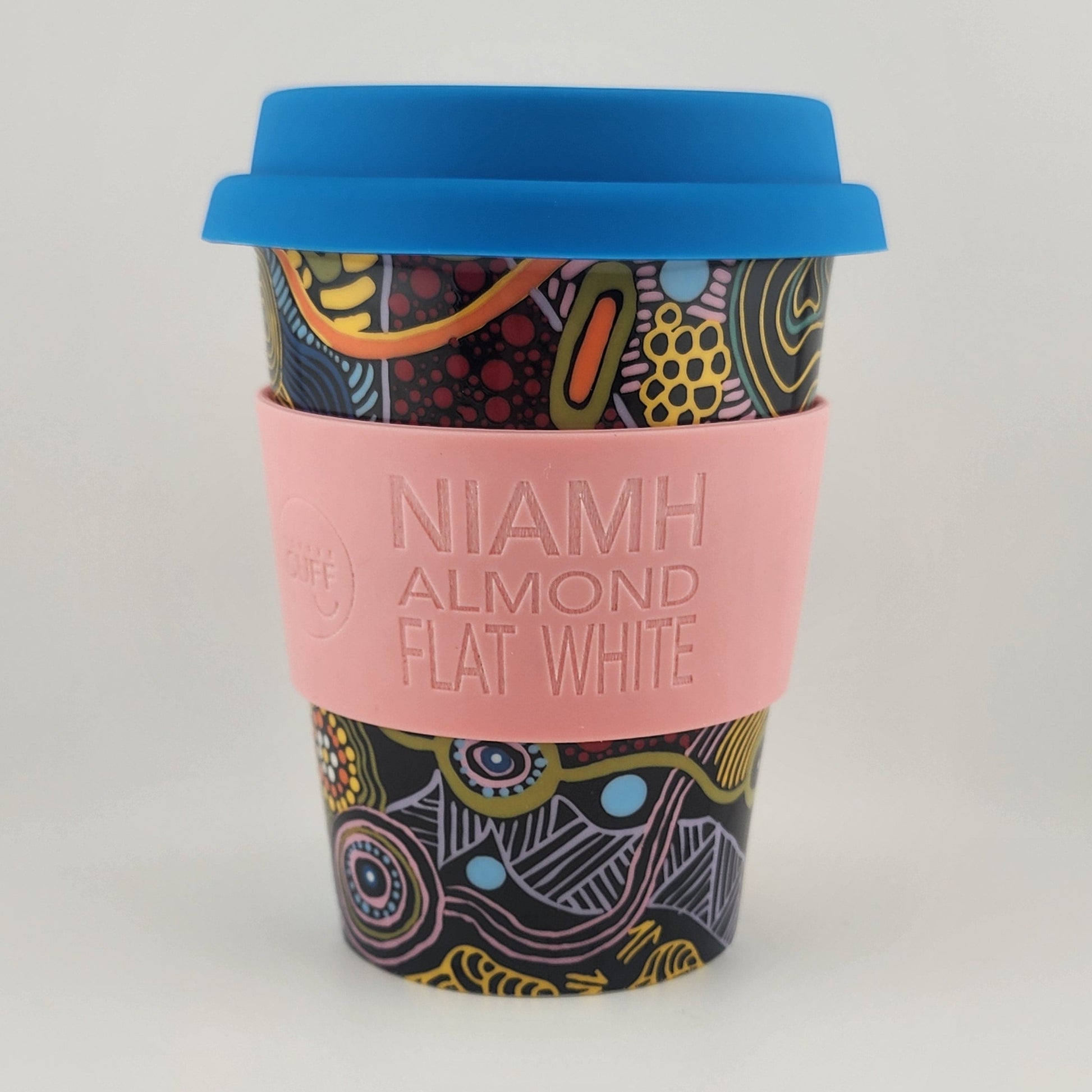 Ceramic Travel Mug - Justin Butler - Peachy Pink
