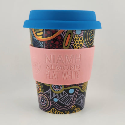 Ceramic Travel Mug - Justin Butler - Peachy Pink