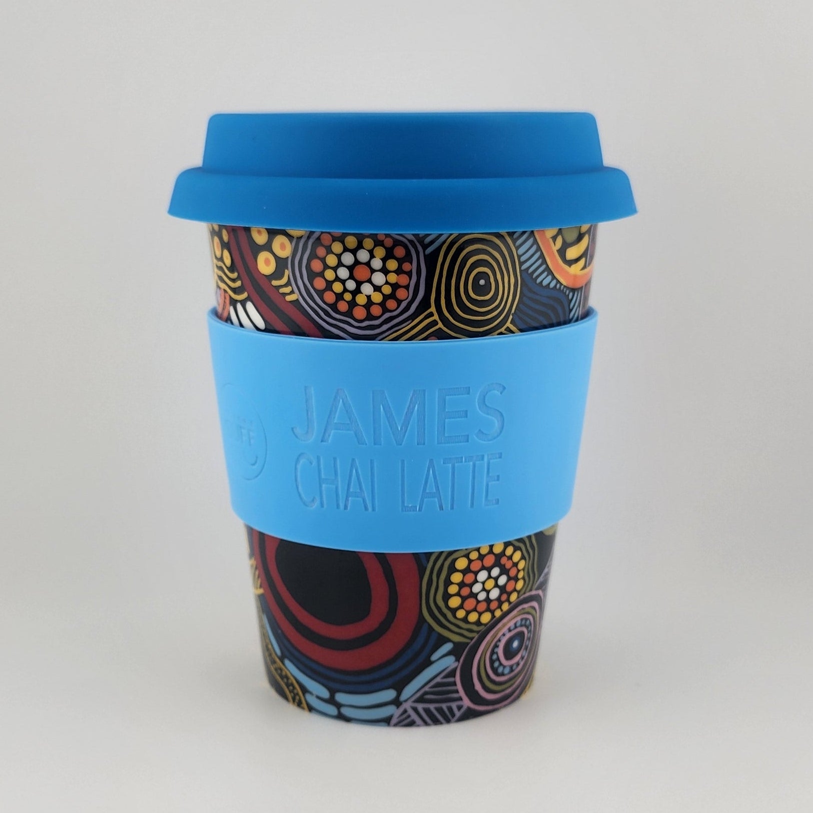 Ceramic Travel Mug - Justin Butler - Sky Blue