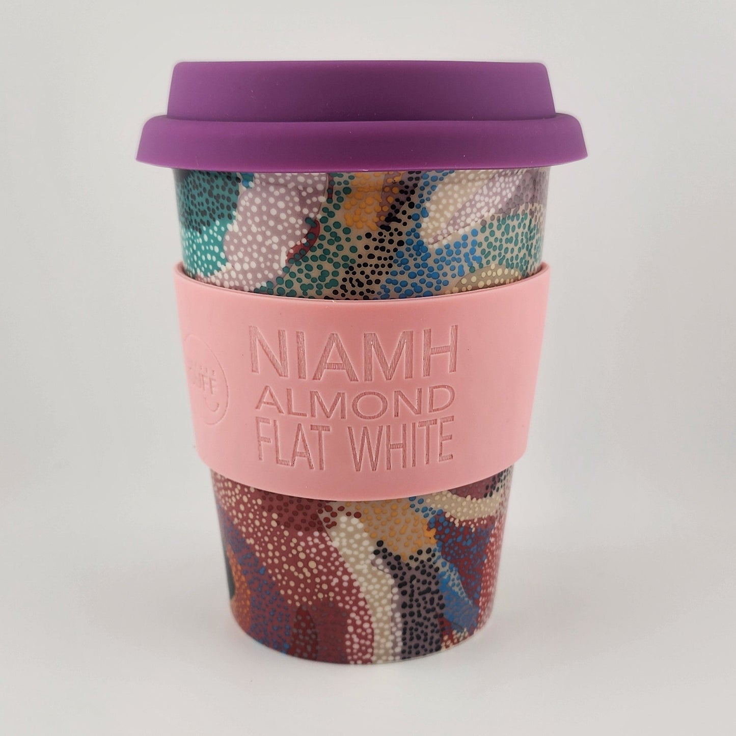 Ceramic Travel Mug - Marianne Burton - Peachy Pink