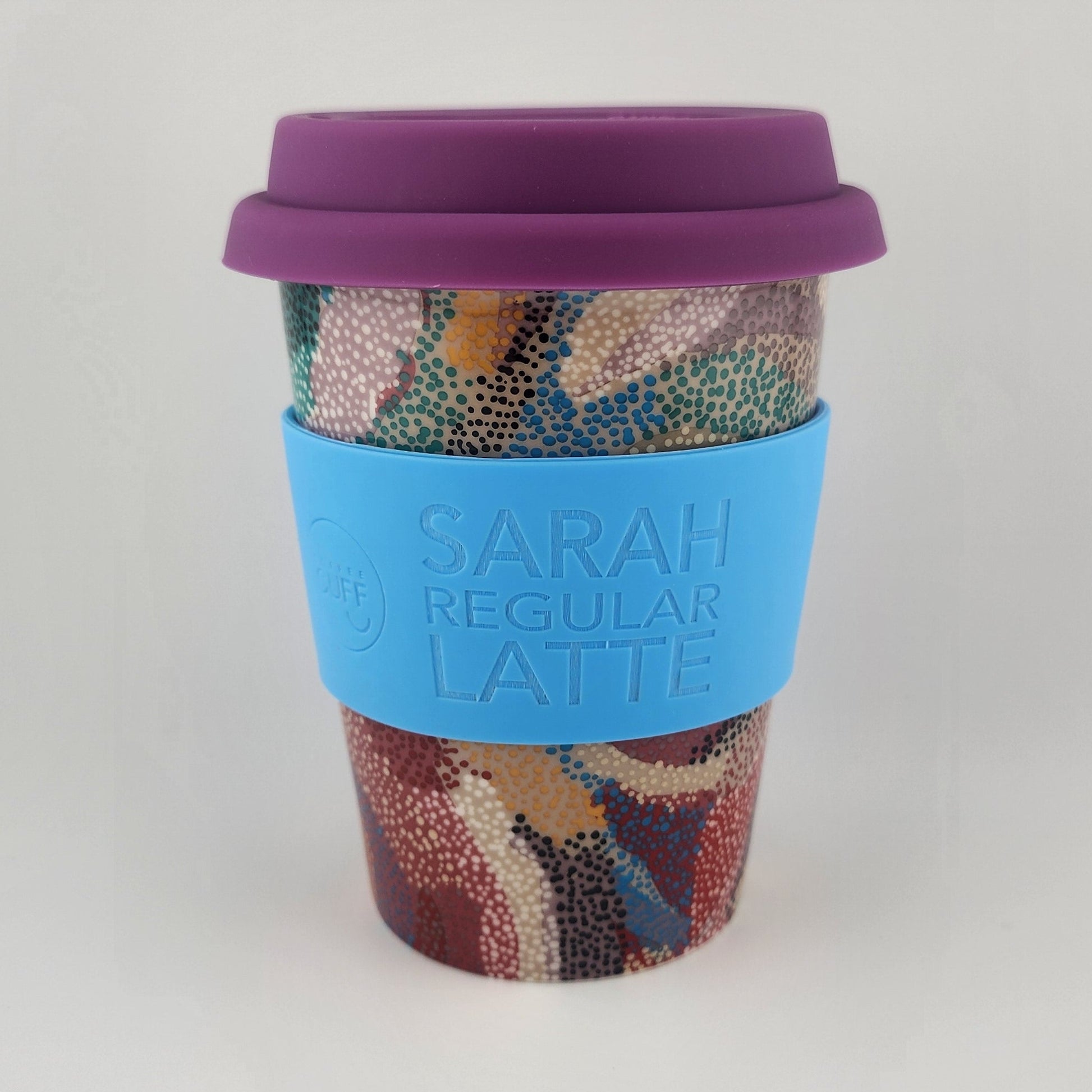 Ceramic Travel Mug - Marianne Burton - Sky Blue