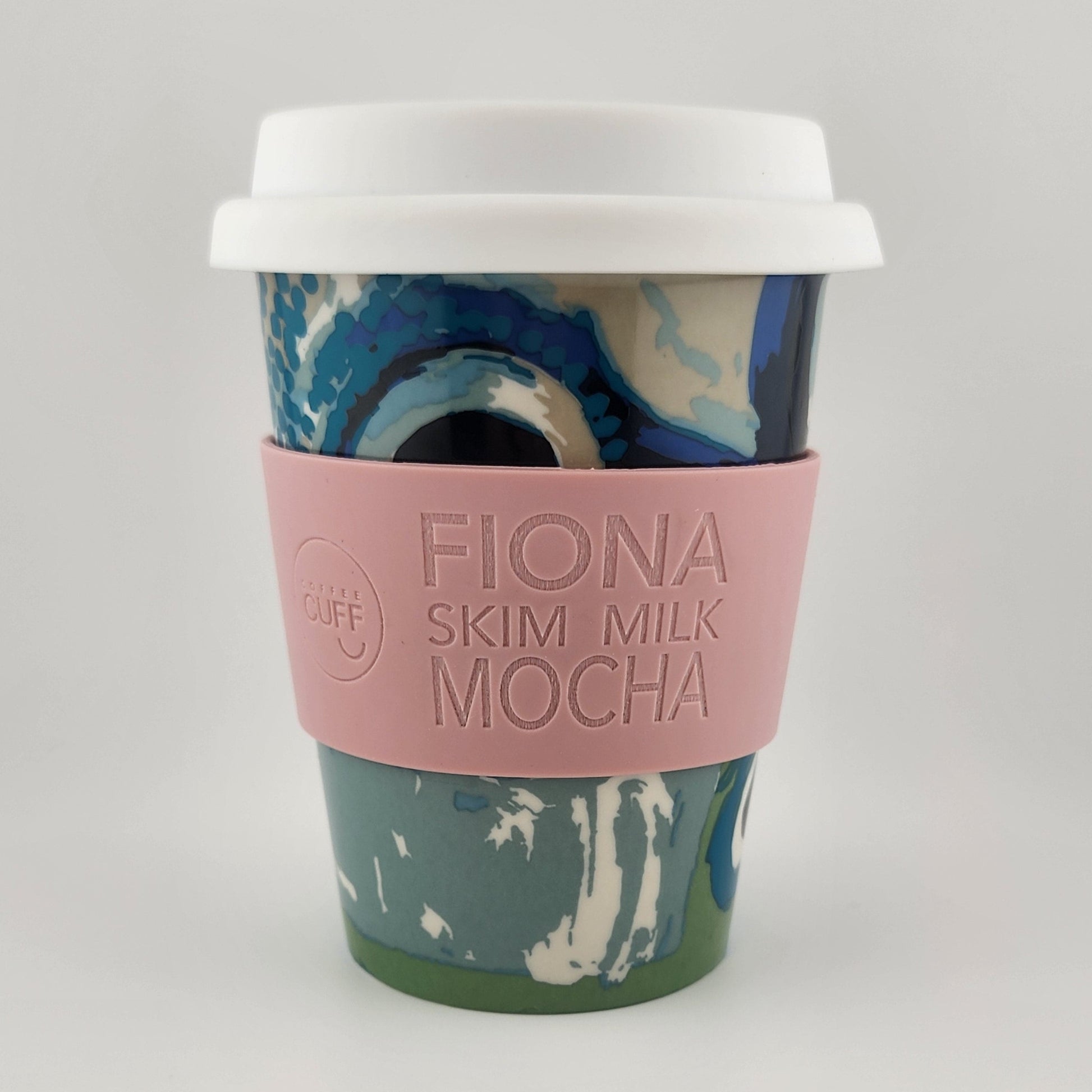 Ceramic Travel Mug - May Wokka Chapman - Dusty Pink