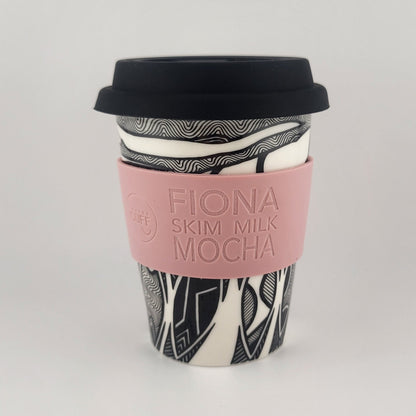 Ceramic Travel Mug - Mick Harding - Dusty Pink