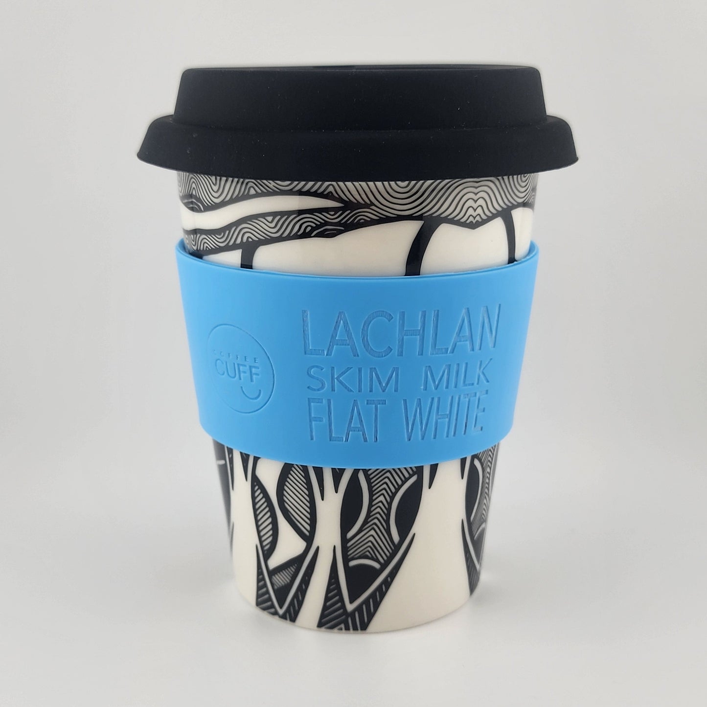 Ceramic Travel Mug - Mick Harding - Sky Blue