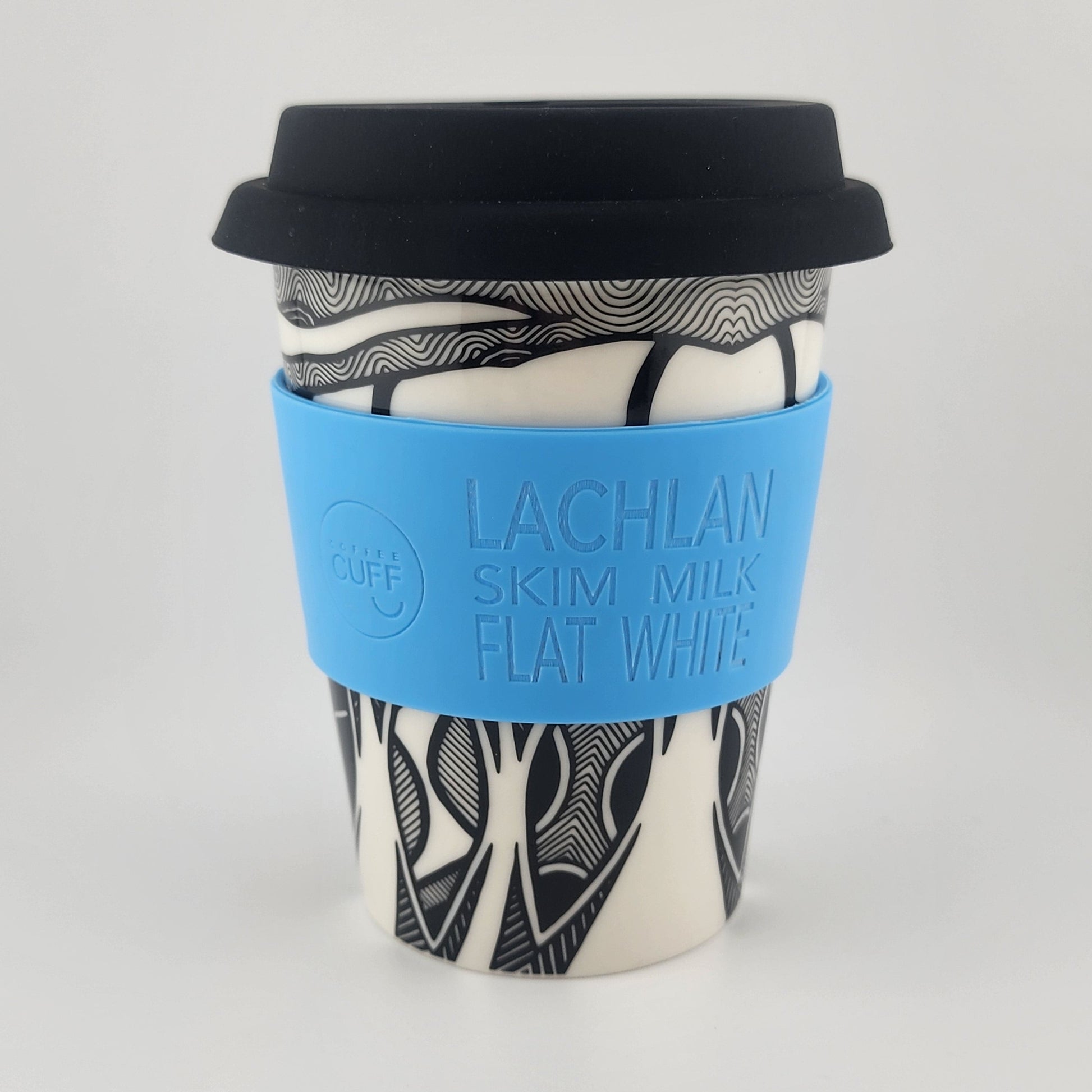 Ceramic Travel Mug - Mick Harding - Sky Blue