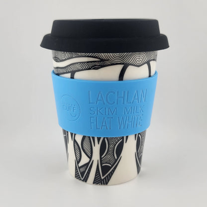 Ceramic Travel Mug - Mick Harding - Sky Blue