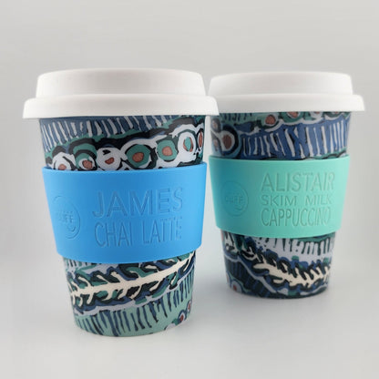Ceramic Travel Mug - Murdie Morris - Mint and Blue