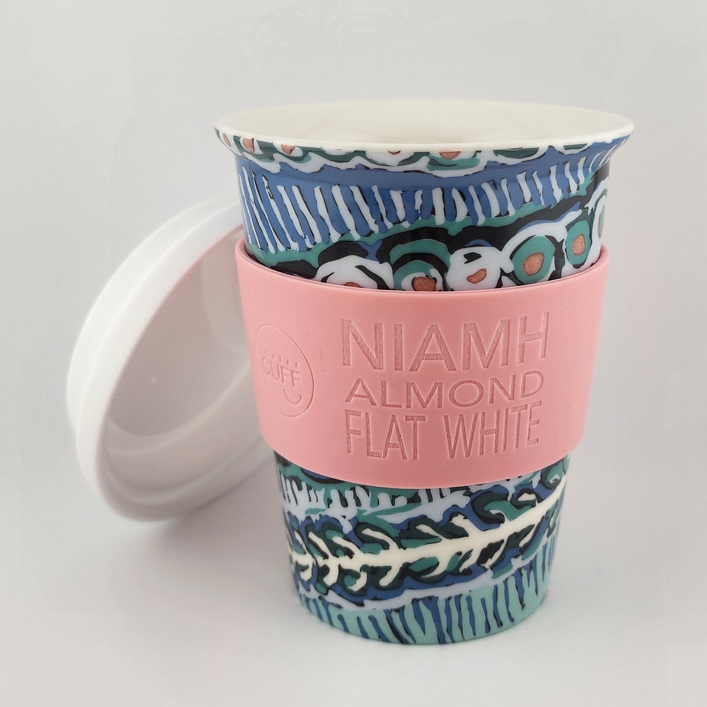 Ceramic Travel Mug - Murdie Morris - Peachy Pink1