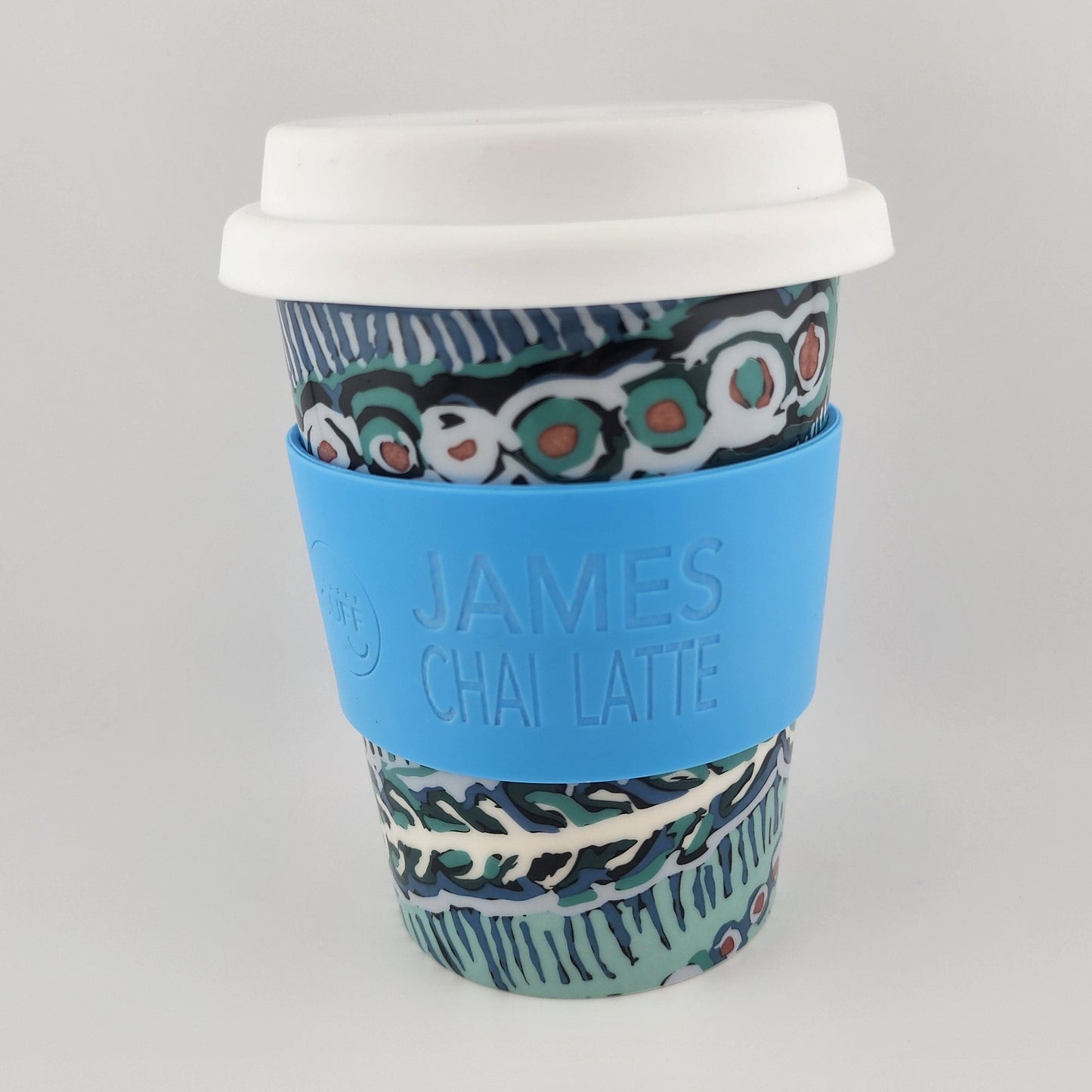 Ceramic Travel Mug - Murdie Morris - Sky Blue