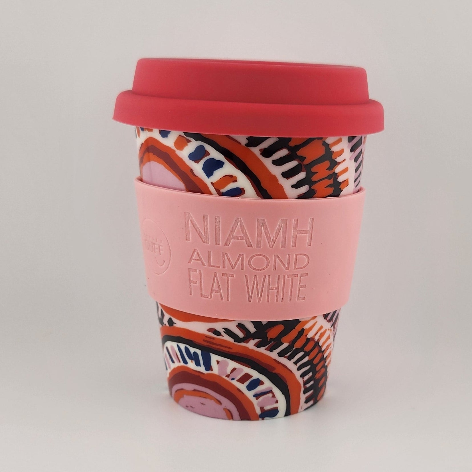 Ceramic Travel Mug - Murdie Morris Pink  - Peachy Pink