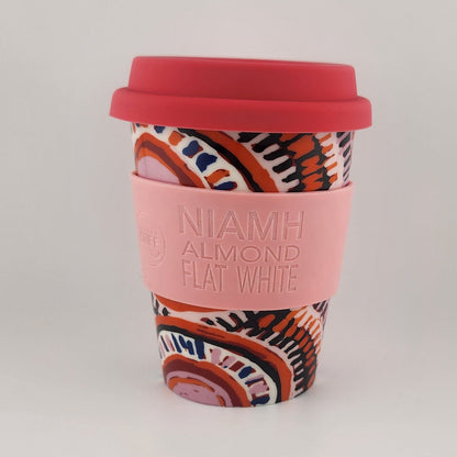 Ceramic Travel Mug - Murdie Morris Pink  - Peachy Pink