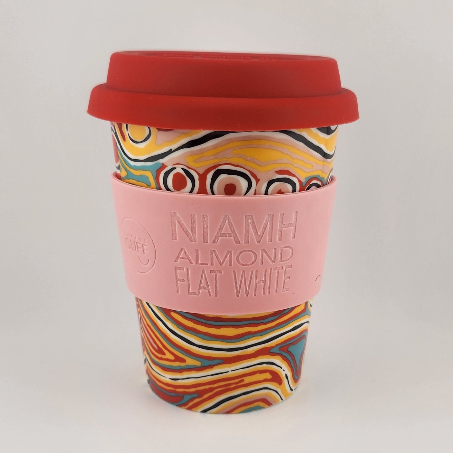 Ceramic Travel Mug Judy Napangardi - Dusty Pink