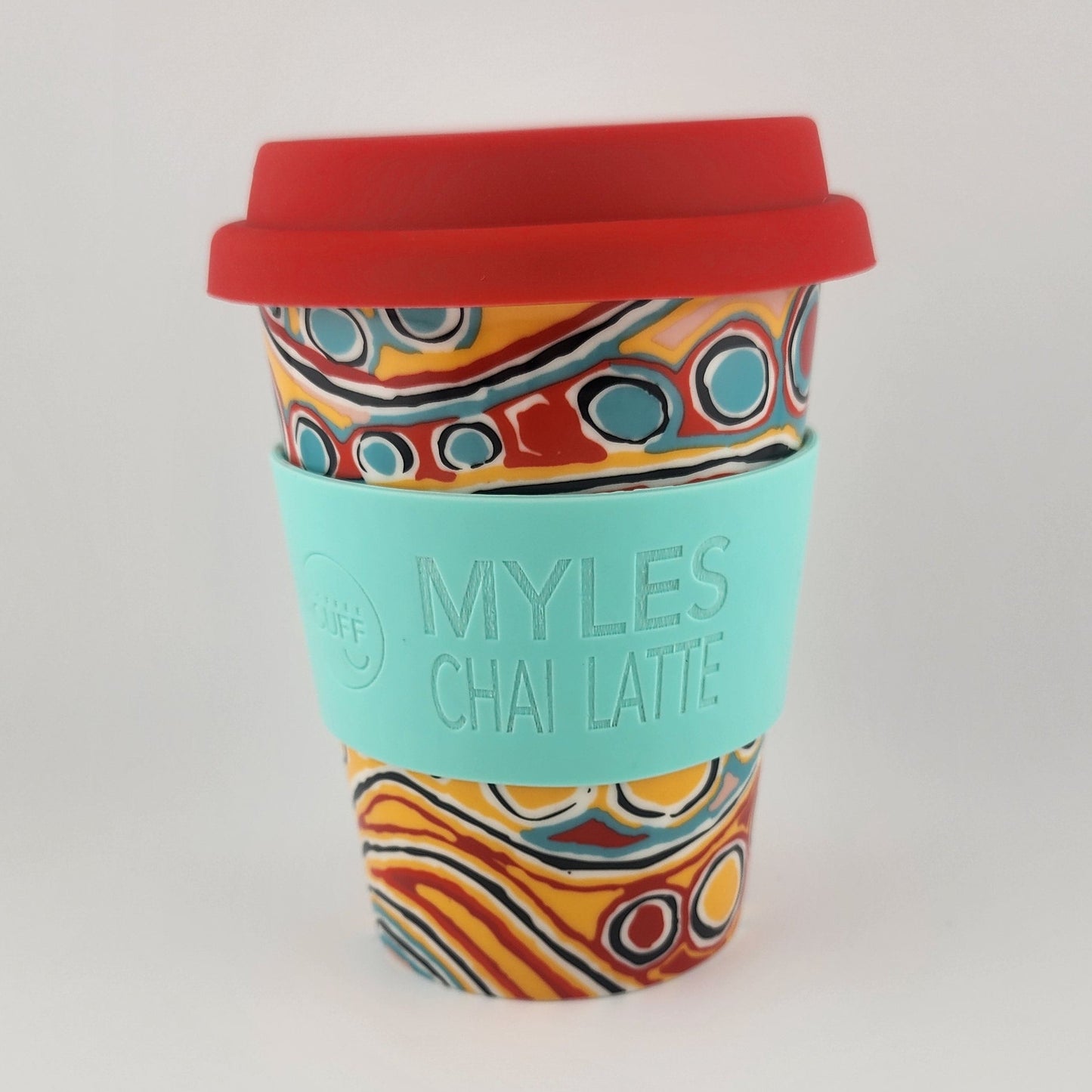 Ceramic Travel Mug Judy Napangardi - Mint