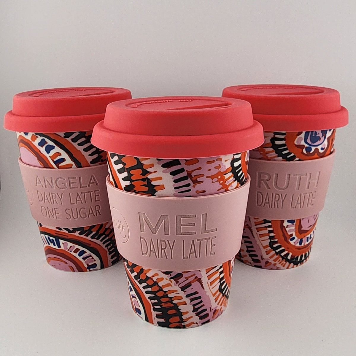 Ceramic Travel Mug Murdie Morris_Custom Engraved_Indigenous Gifts