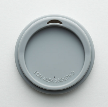 ClayCups_Light_Grey_Lid for personalised keep cup
