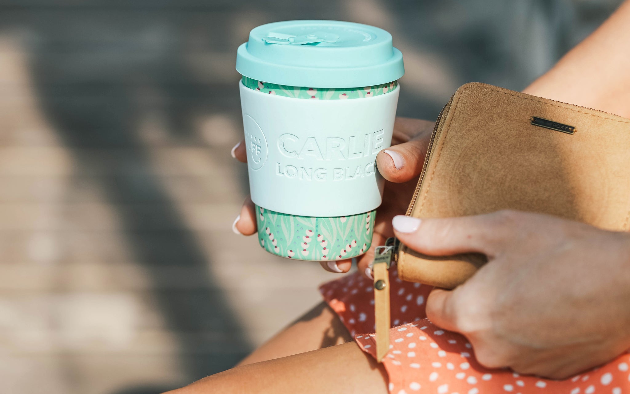 reusable coffee cup coffee order
