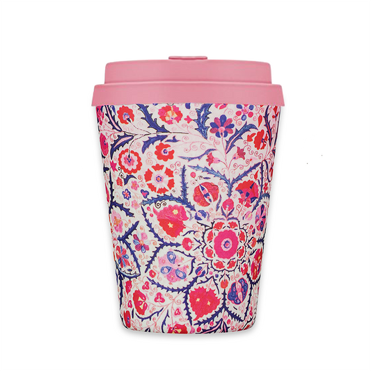 Plastic free Papa Rosa bamboo Cup with soft lid