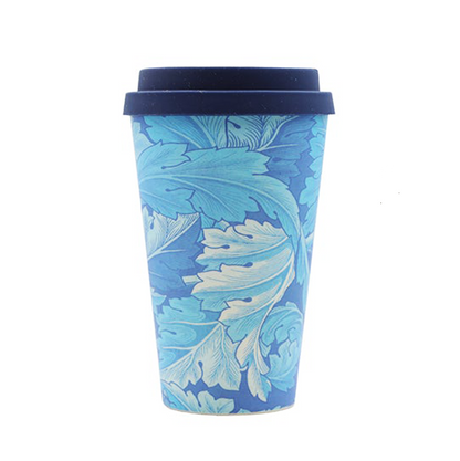 Acanthus Large Bamboo Reusable Cup and Coffee Sleeve