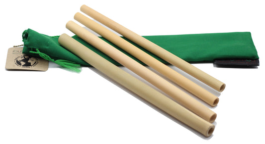 4 Straw Bamboo Set