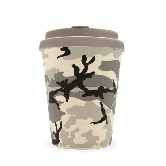 Cacciatore White Camouflage Cup with Custom Sleeve