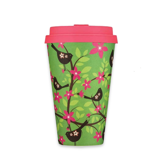 Widdlebirdy Reusable Large Bamboo Cup and Custom Cuff